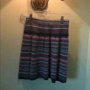 Pastel patterned skirt